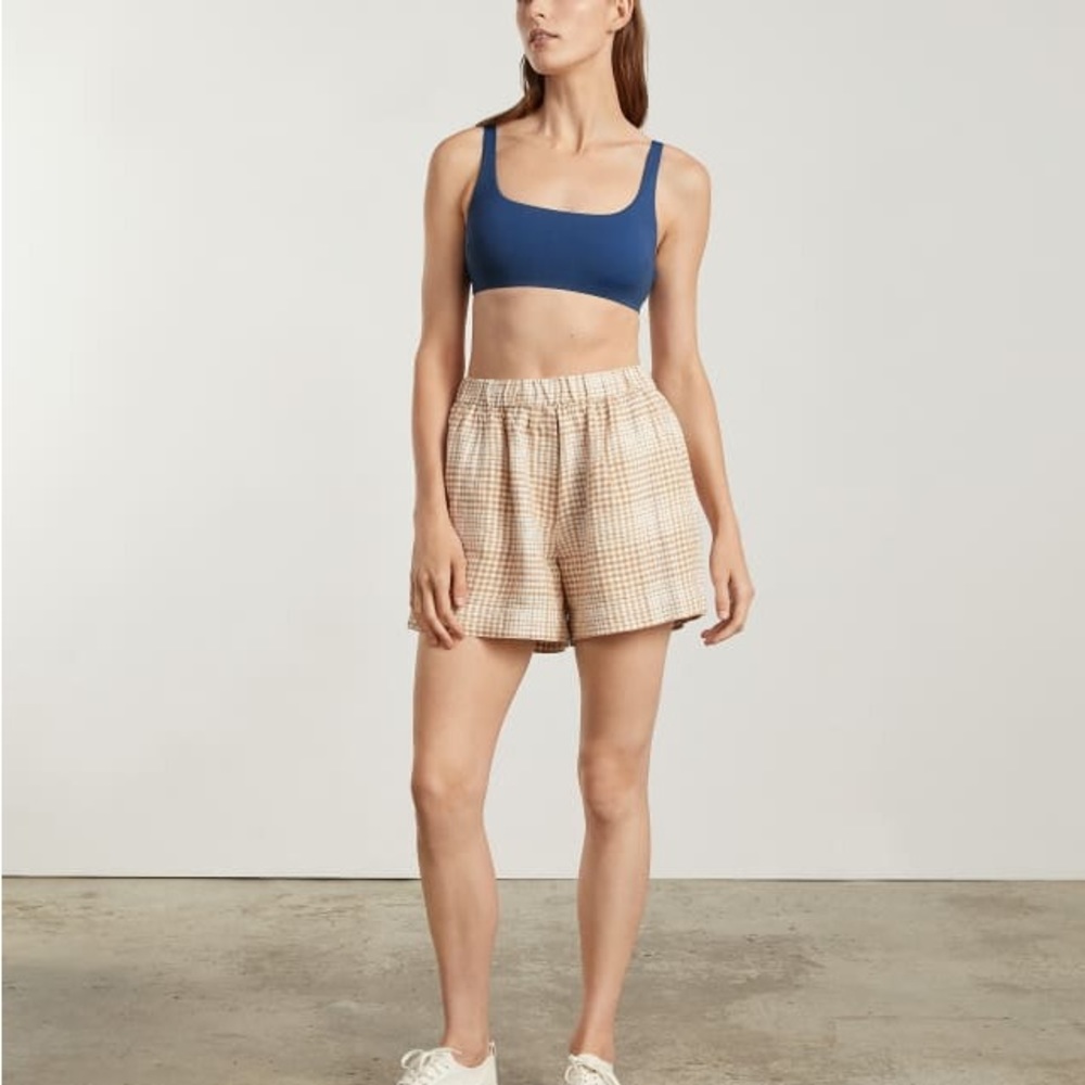 (BN32) Everlane Blue The Square-Neck Bikini Top ONLY, Size Large, NWT - Picture 8 of 8